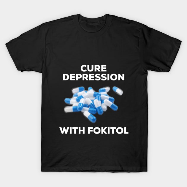 Funny Depression T-Shirt by Graffix